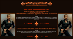 Desktop Screenshot of madammysteria.com